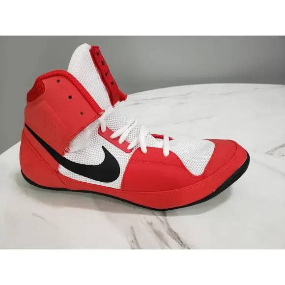 Nike Fury Combat Red White Black Wrestling Shoes boxing‎ Mens AO2416-601 Size 11